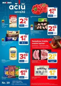 Reklaminis laikraštis Maxima, galioja nuo 2026-09-22 iki 2026-09-28.