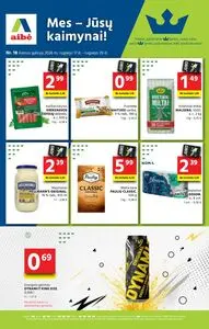 Reklaminis laikraštis Aibė, galioja nuo 2026-09-17 iki 2026-09-29.