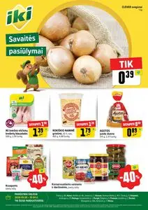Reklaminis laikraštis Iki, galioja nuo 2026-09-28 iki 2026-10-04.