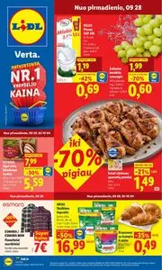 Reklaminis laikraštis Lidl, galioja nuo 2026-09-28 iki 2026-10-04.