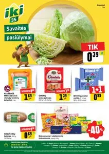 Reklaminis laikraštis Iki, galioja nuo 2026-10-05 iki 2026-10-11.