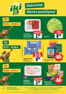 Reklaminis laikraštis Iki, galioja nuo 2026-10-05 iki 2026-10-11.