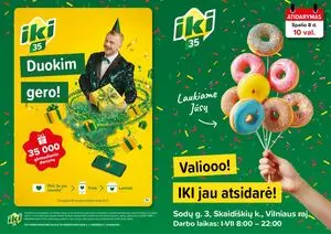 Reklaminis laikraštis Iki, galioja nuo 2026-10-08 iki 2026-10-11.