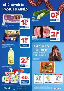 Reklaminis laikraštis Maxima, galioja nuo 2026-10-06 iki 2026-10-12.