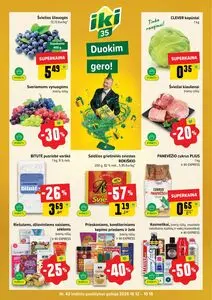 Reklaminis laikraštis Iki, galioja nuo 2026-10-12 iki 2026-10-18.