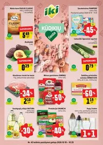 Reklaminis laikraštis Iki, galioja nuo 2026-10-19 iki 2026-10-25.