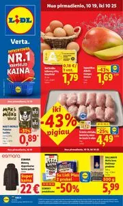 Reklaminis laikraštis Lidl, galioja nuo 2026-10-19 iki 2026-10-25.