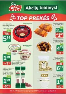 Reklaminis laikraštis Čia, galioja nuo 2026-10-13 iki 2026-10-26.