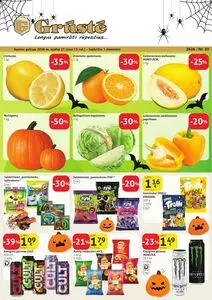 Reklaminis laikraštis Grūstė, galioja nuo 2026-10-21 iki 2026-11-01.