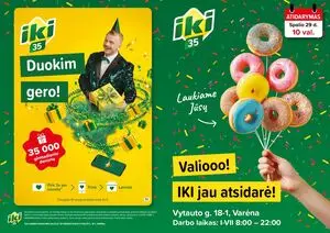 Reklaminis laikraštis Iki, galioja nuo 2026-10-29 iki 2026-11-01.