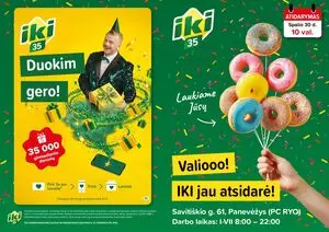 Reklaminis laikraštis Iki, galioja nuo 2026-10-30 iki 2026-11-01.