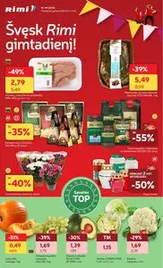 Reklaminis laikraštis Rimi, galioja nuo 2026-10-27 iki 2026-11-02.